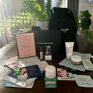 La Mer, Chanel, Gucci, Dior, Elemis: Luxury Products & Samples, Celine Dustbag